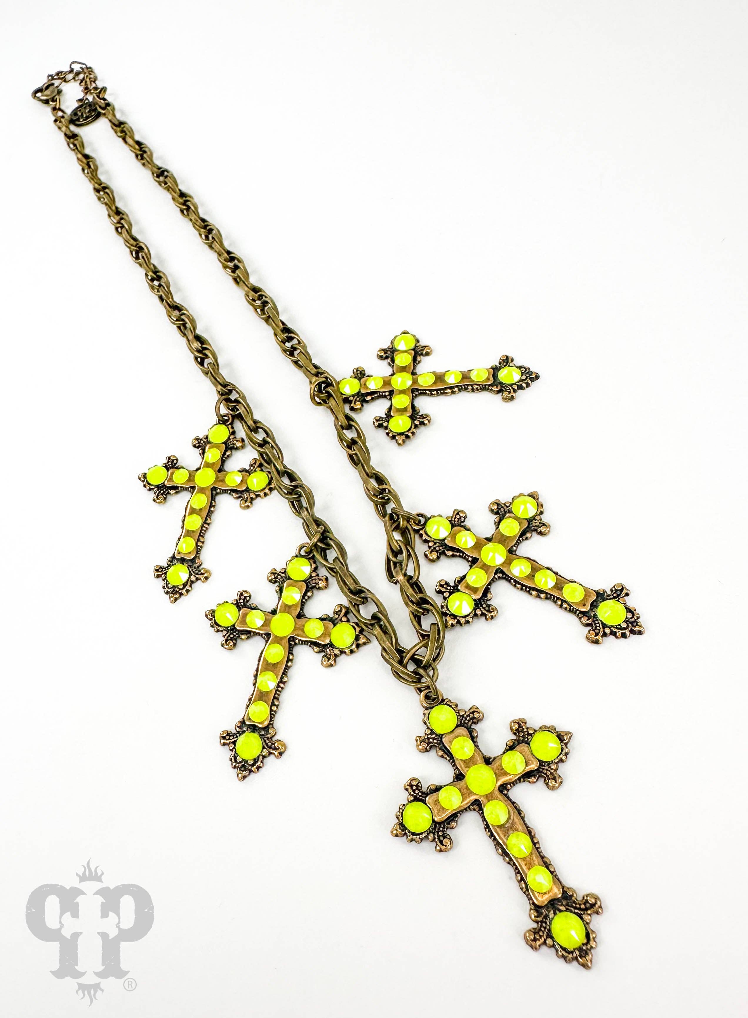 Multi-cross necklace 1N511