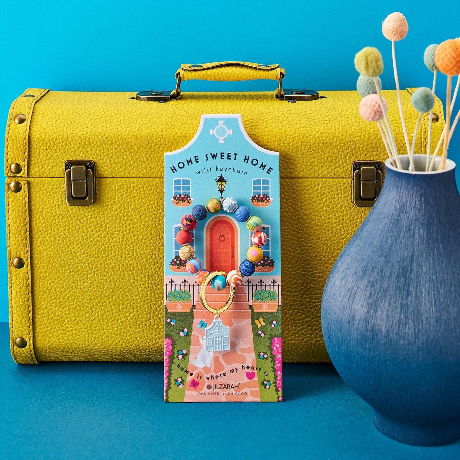 Happy Place 'Home Sweet Home' Wrist Keychain