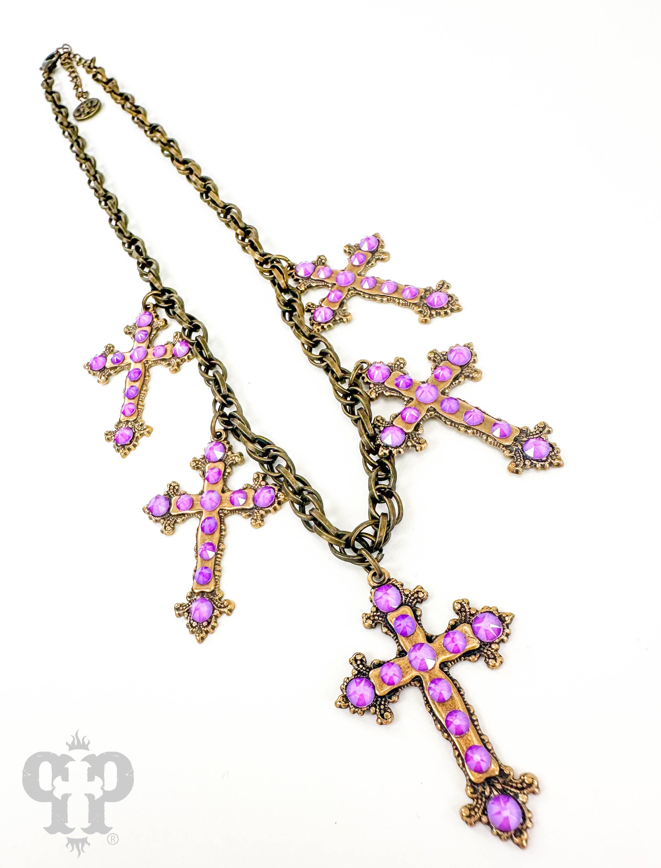 Multi-cross necklace 1N511