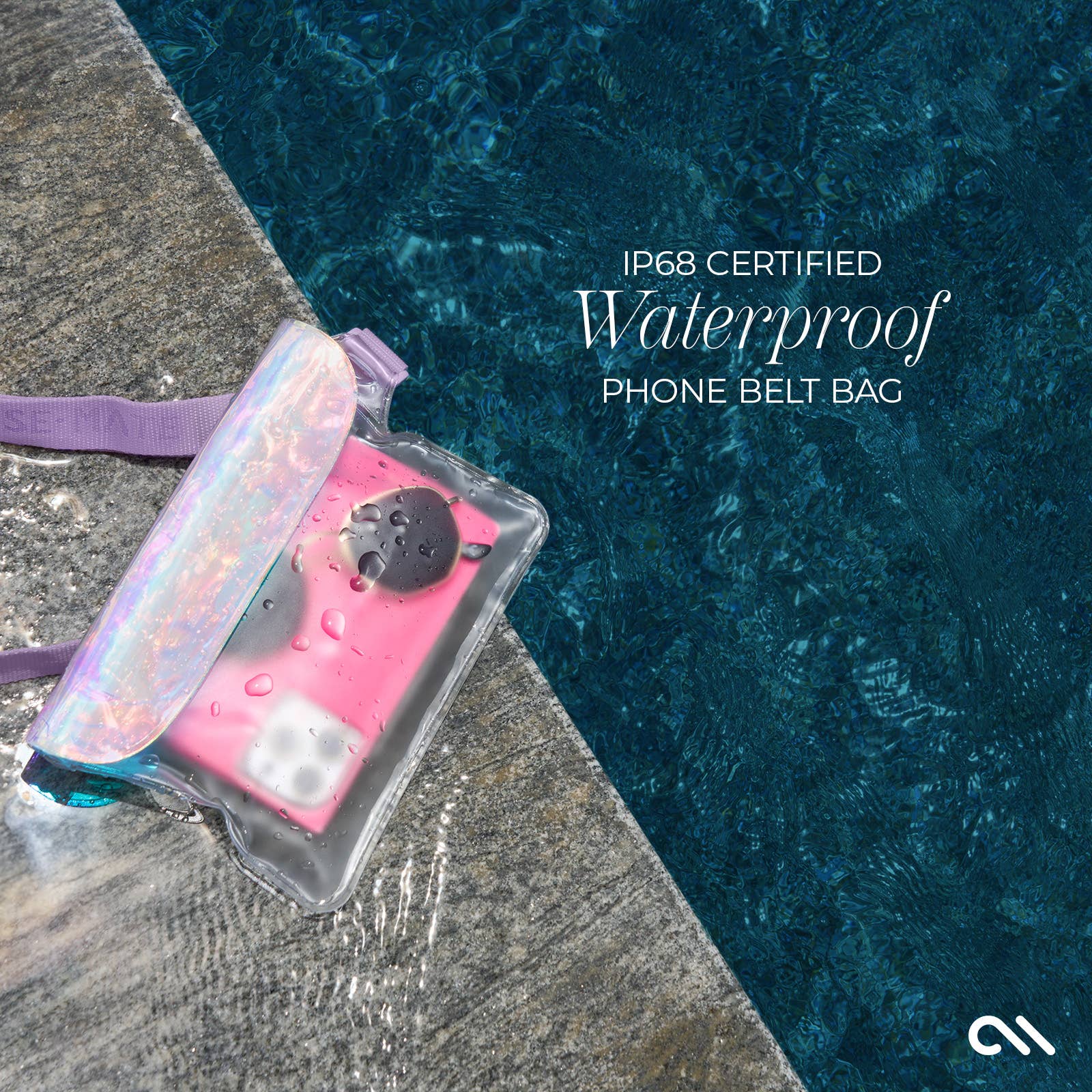 Soap Bubble™ Waterproof Phone Belt Bag