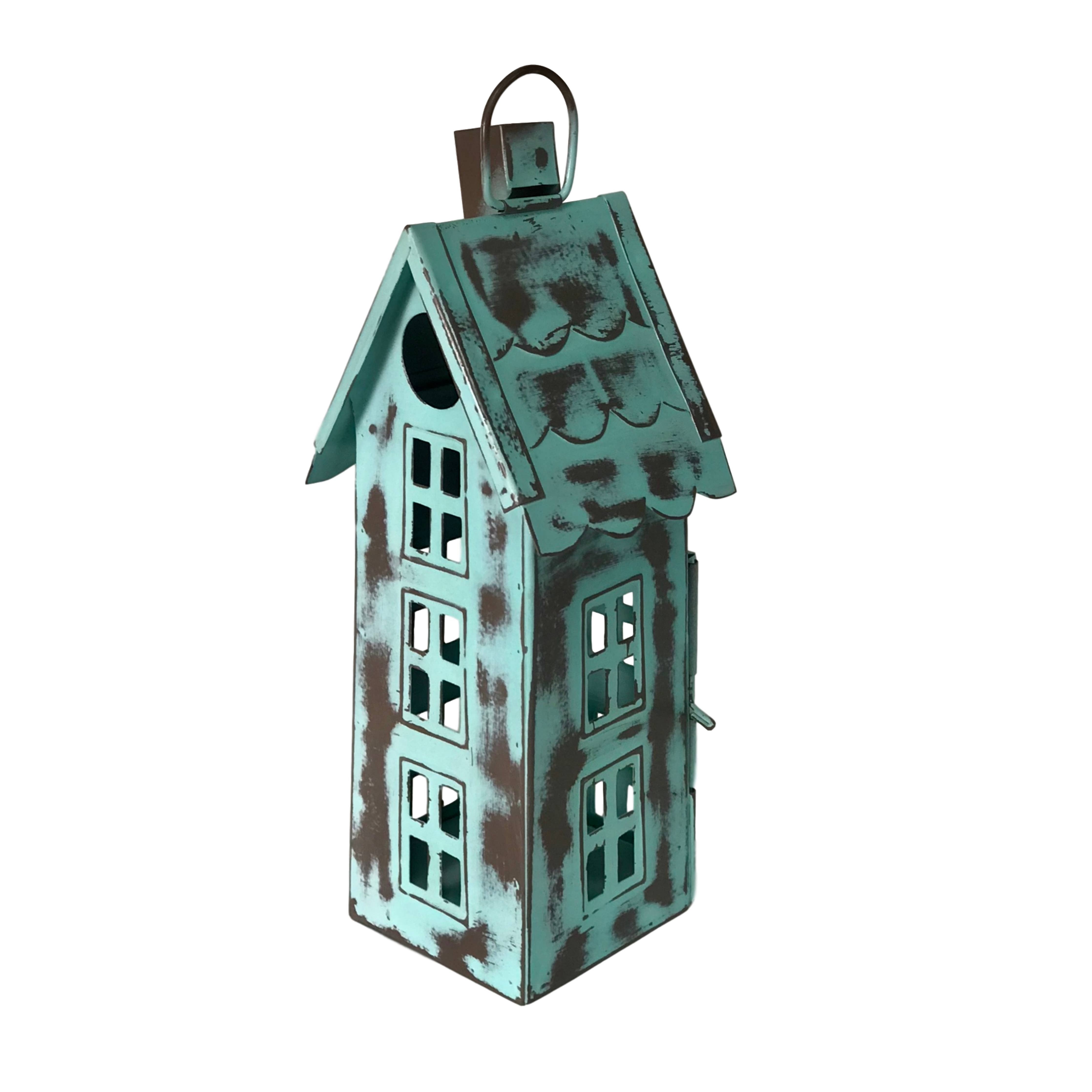 Bird Clock Tower Hanging Finch Birdhouse Village