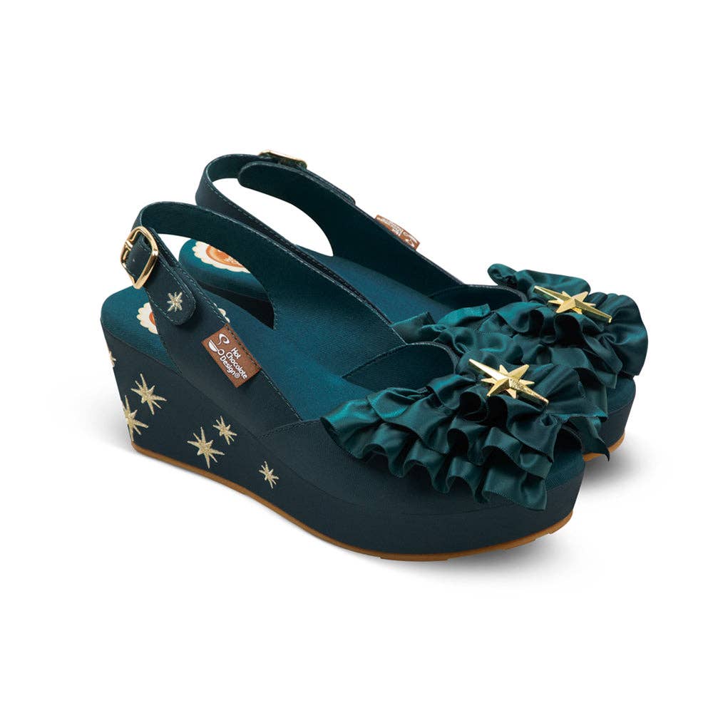 Chocolaticas® Emeraldine Women's Sandal-Final sale- No  Returns