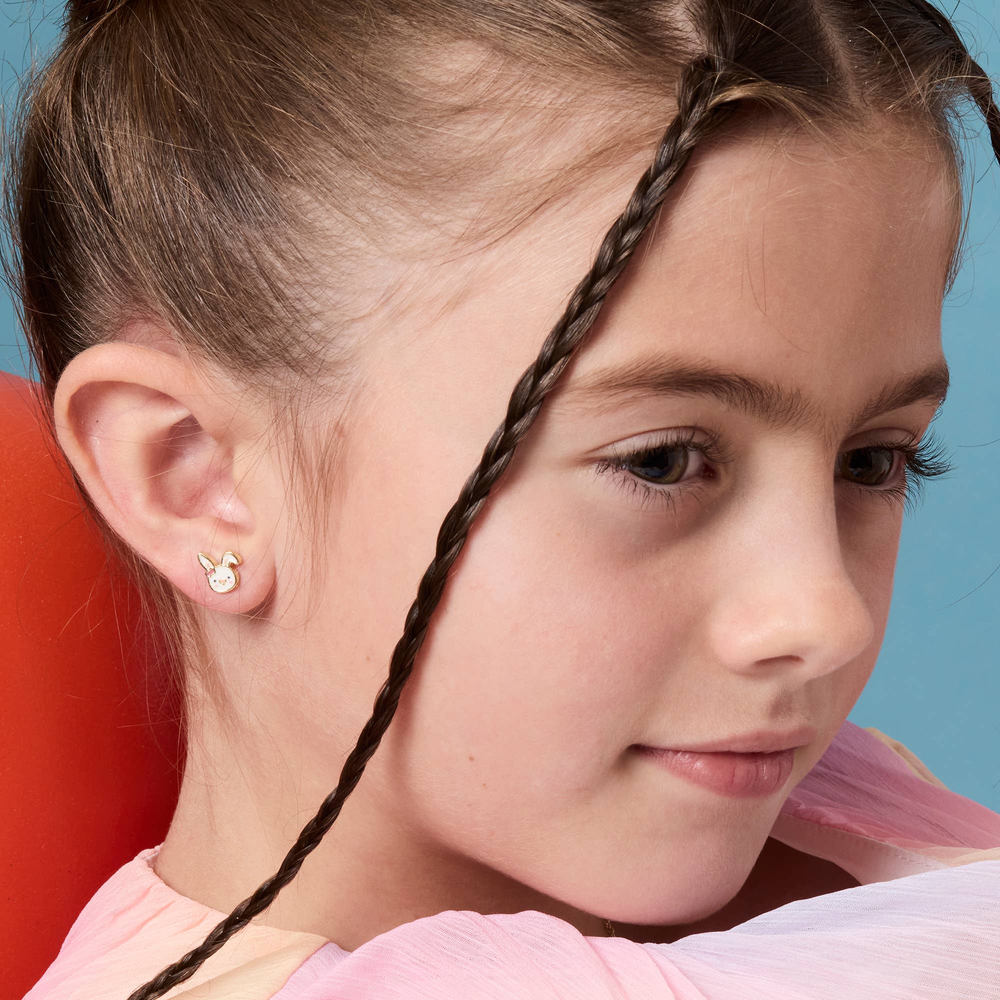 Bouncy Bunny | Cutie Stud Earrings for Girls