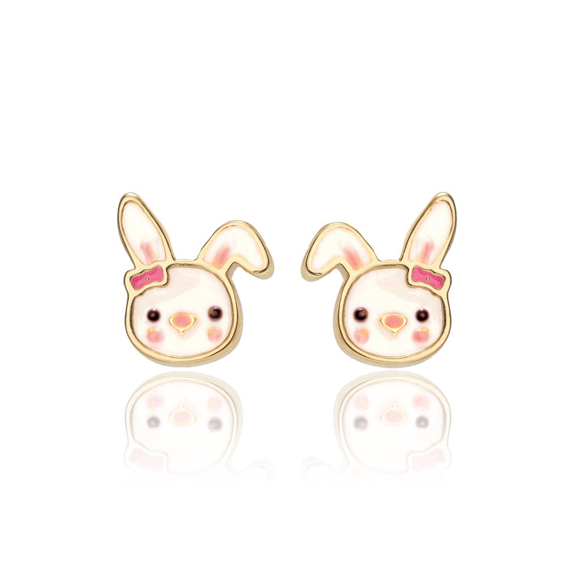Bouncy Bunny | Cutie Stud Earrings for Girls