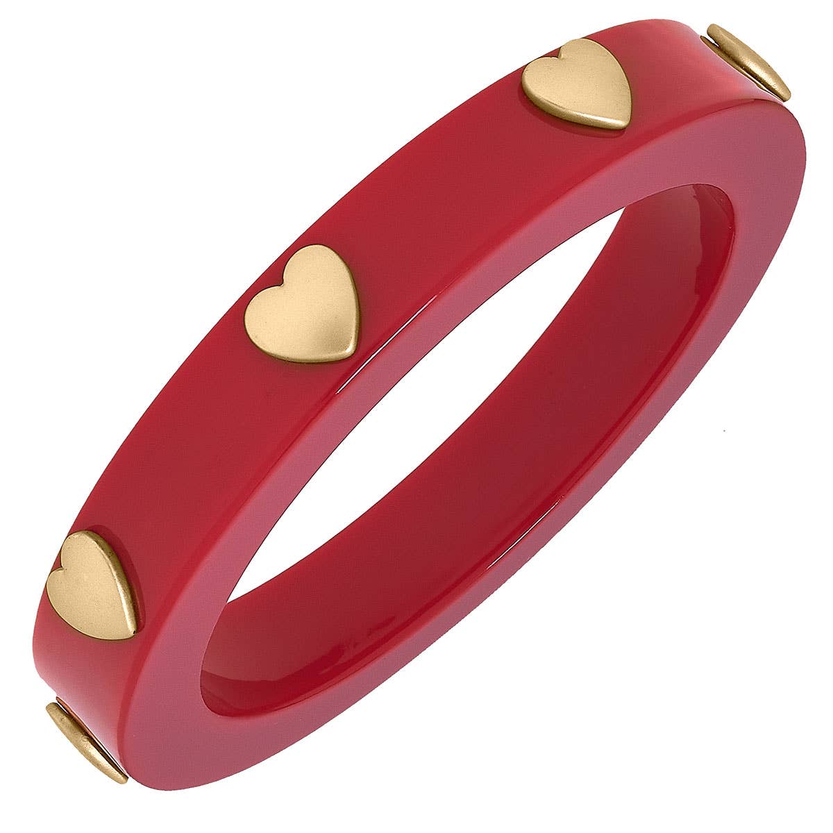 Libby Heart Resin Bangle