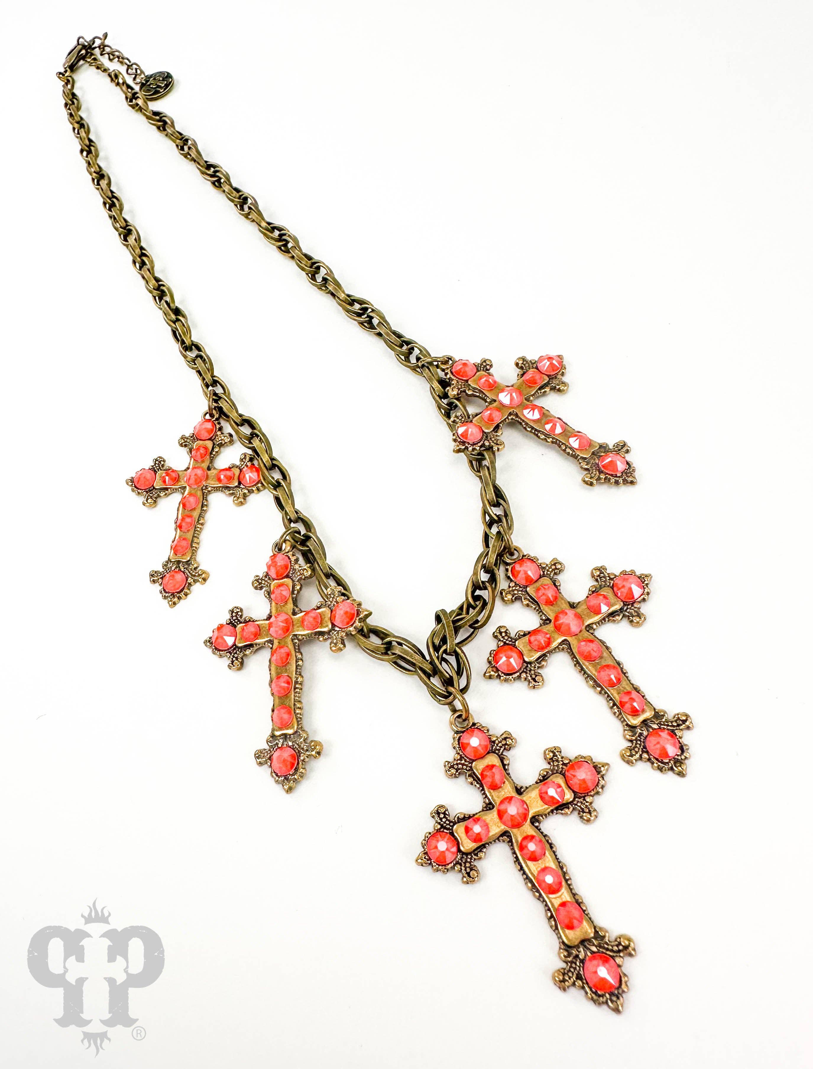 Multi-cross necklace 1N511