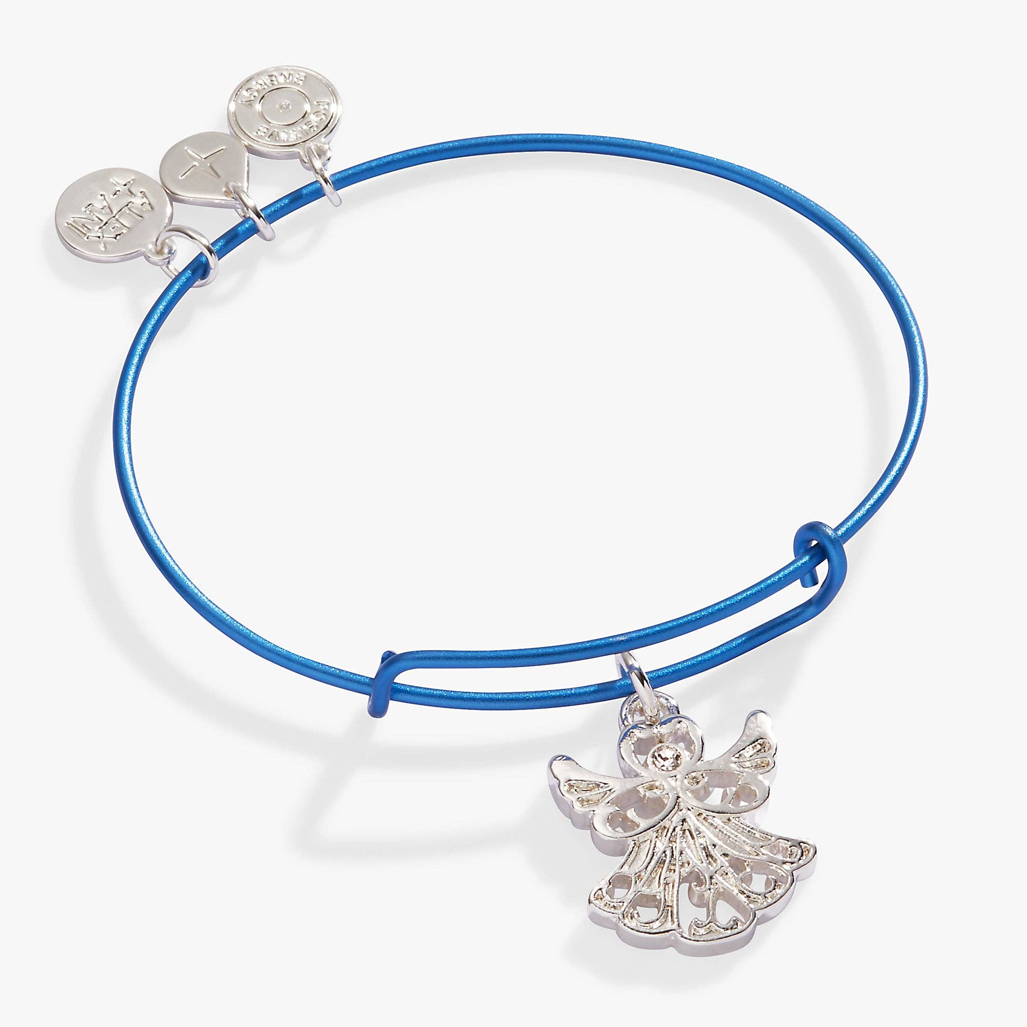 Colorful Holiday Angel Charm Bangle