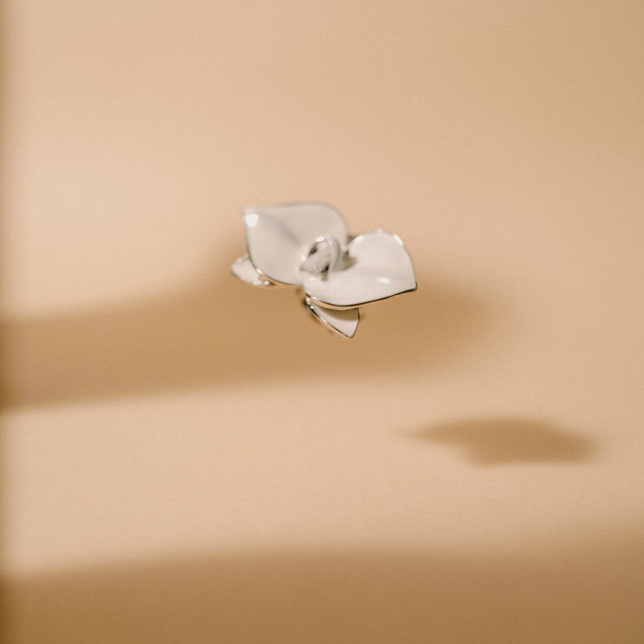 Anillo de Flores, Anillo de Orquídea, Joyería Contemporánea