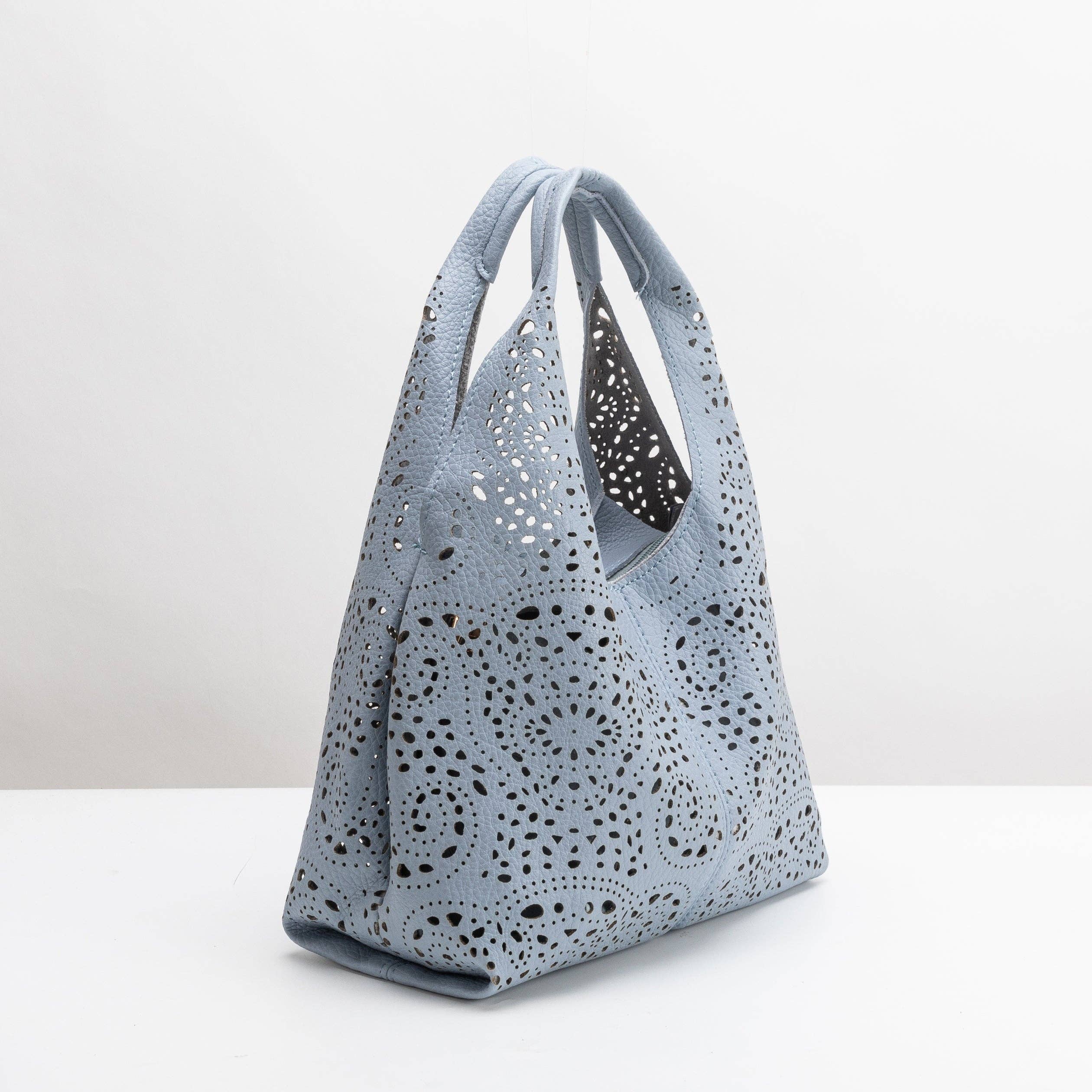 Farrow Sky Small Vegan Leather Tote Bag