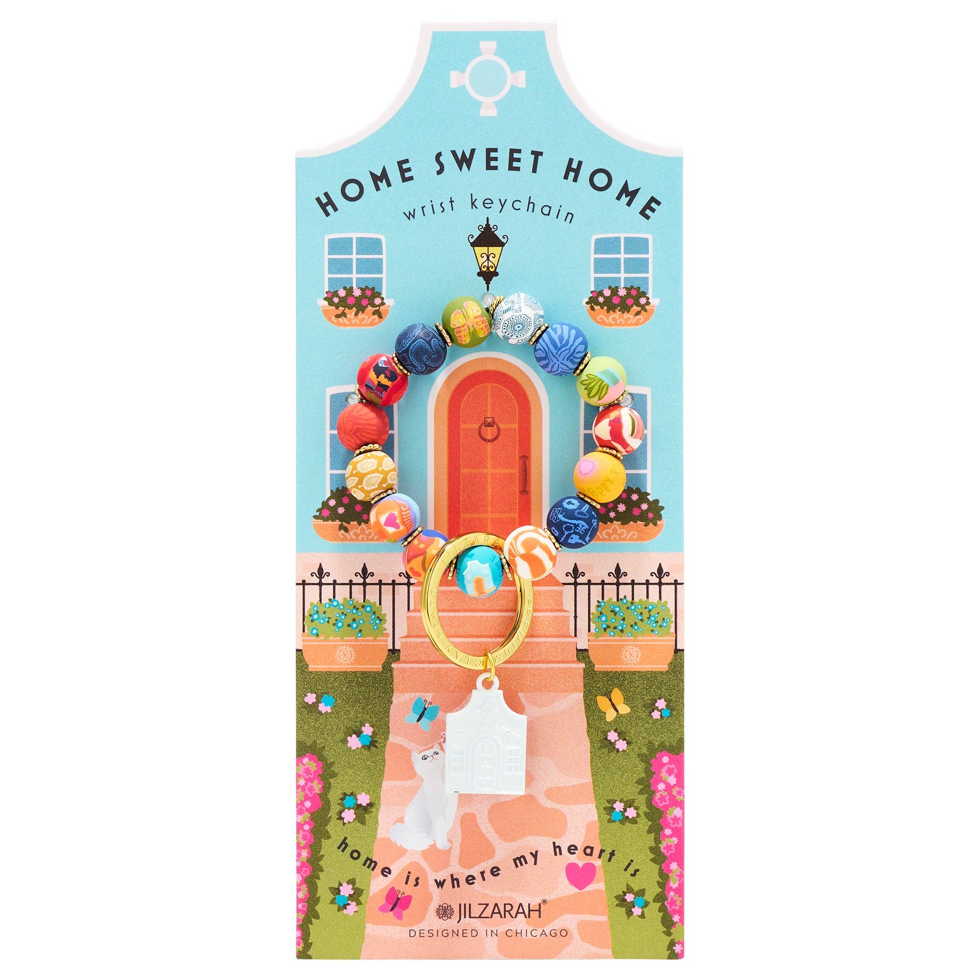 Happy Place 'Home Sweet Home' Wrist Keychain