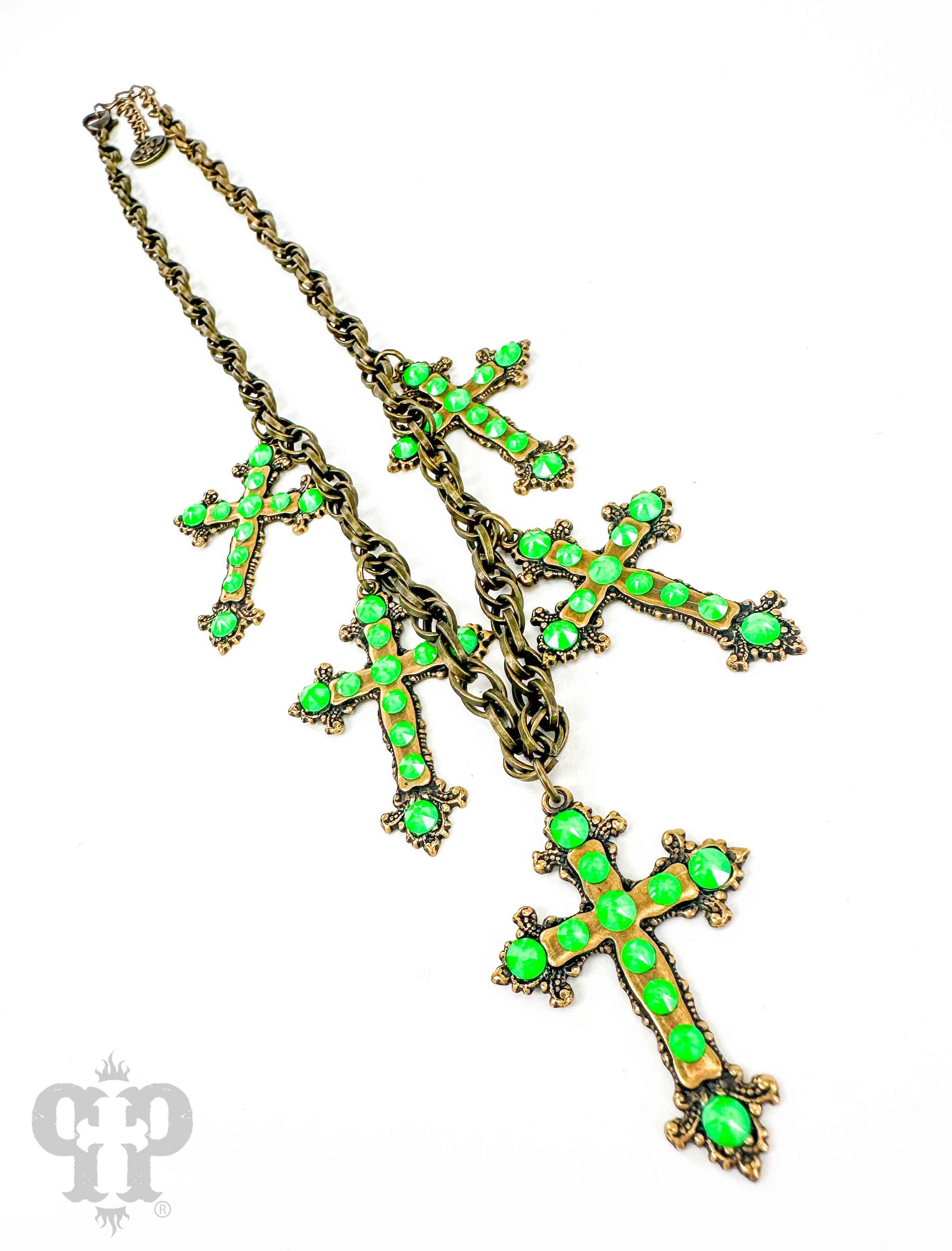 Multi-cross necklace 1N511