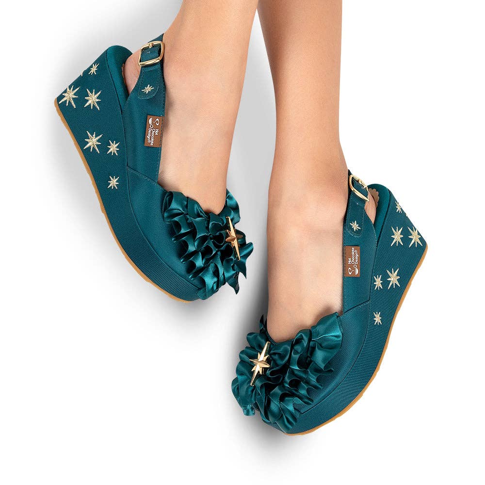 Chocolaticas® Emeraldine Women's Sandal-Final sale- No  Returns