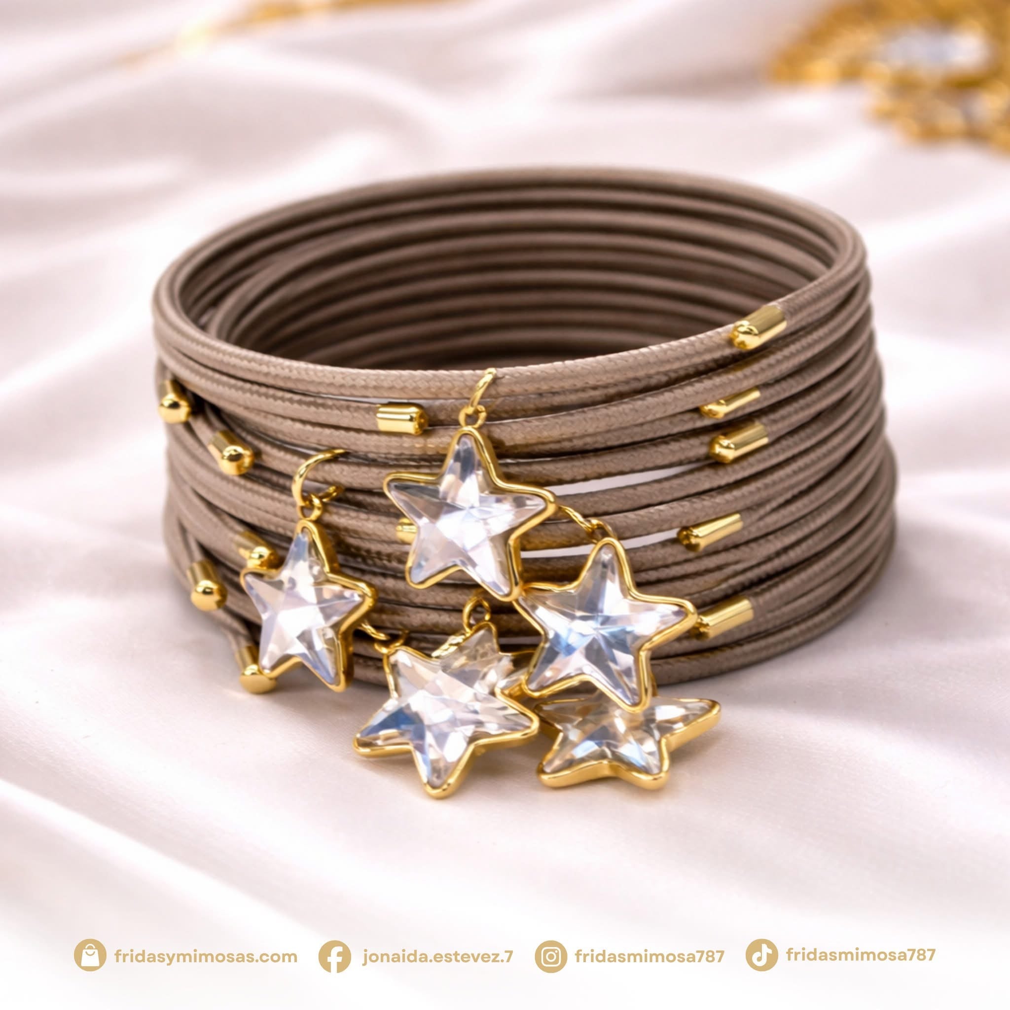 Cristal Checo Star Dual Magnetic Necklace/Bracelet