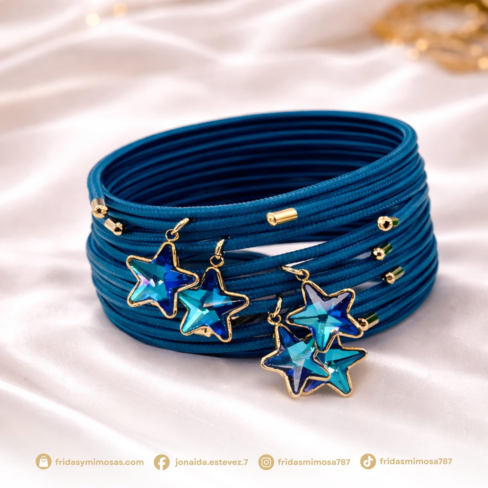 Cristal Checo Star Dual Magnetic Necklace/Bracelet