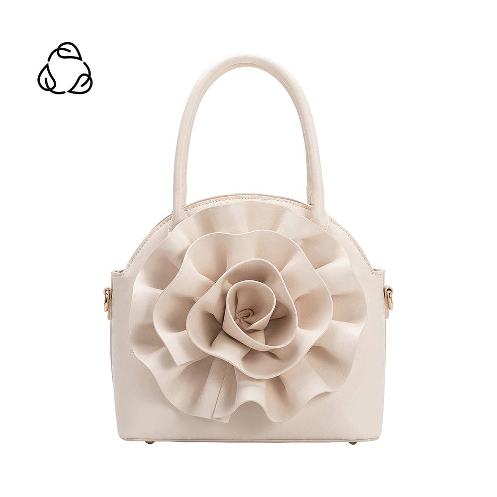 Roxanne Ivory Recycled Top Handle Bag