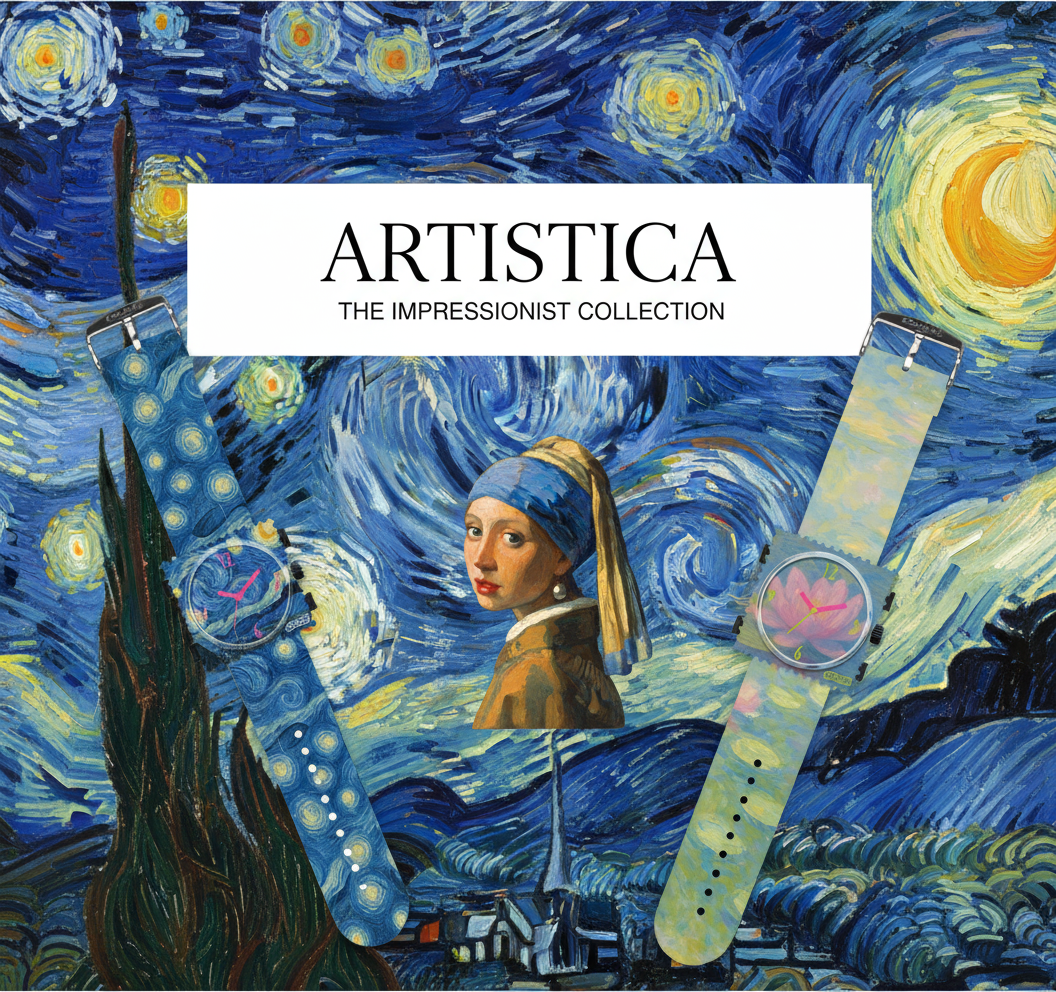 Starry Night Artistic Watch - Fridas & Mimosas Collection