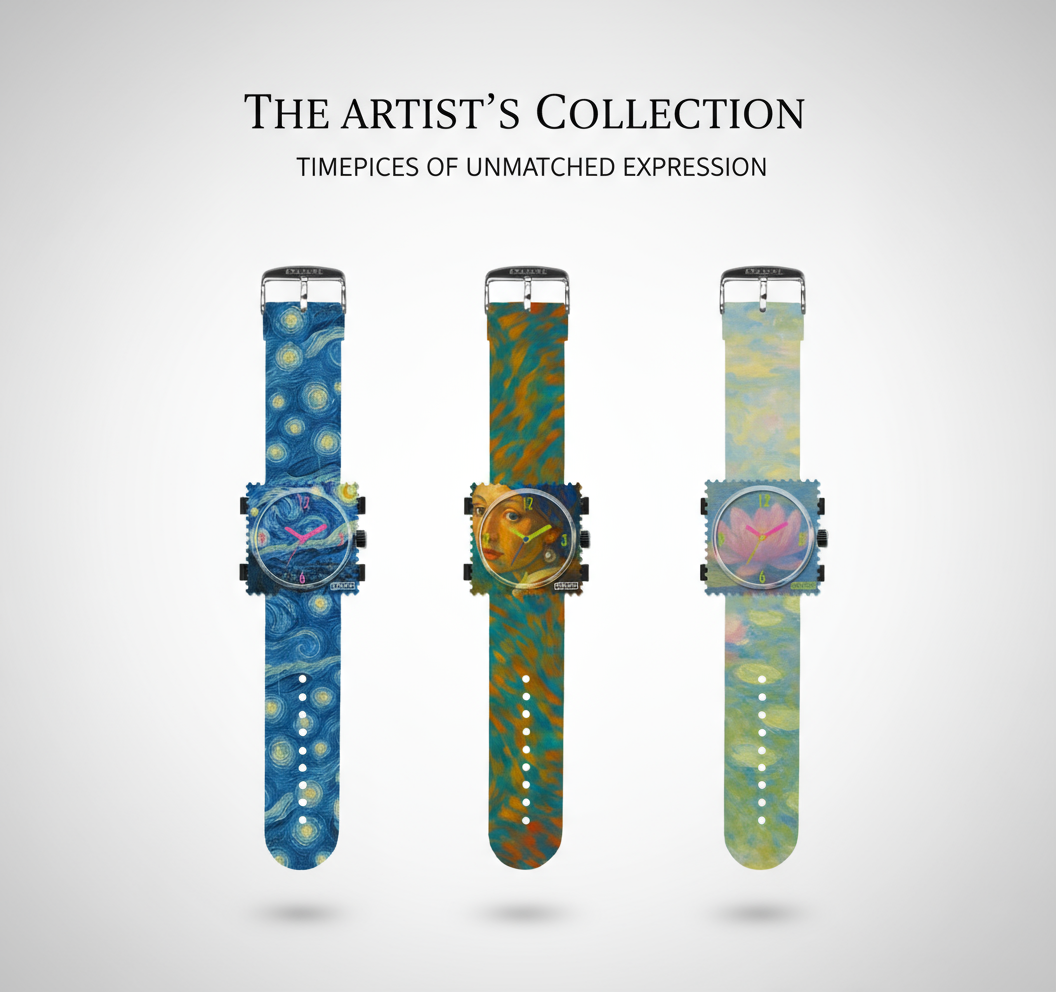 Starry Night Artistic Watch - Fridas & Mimosas Collection