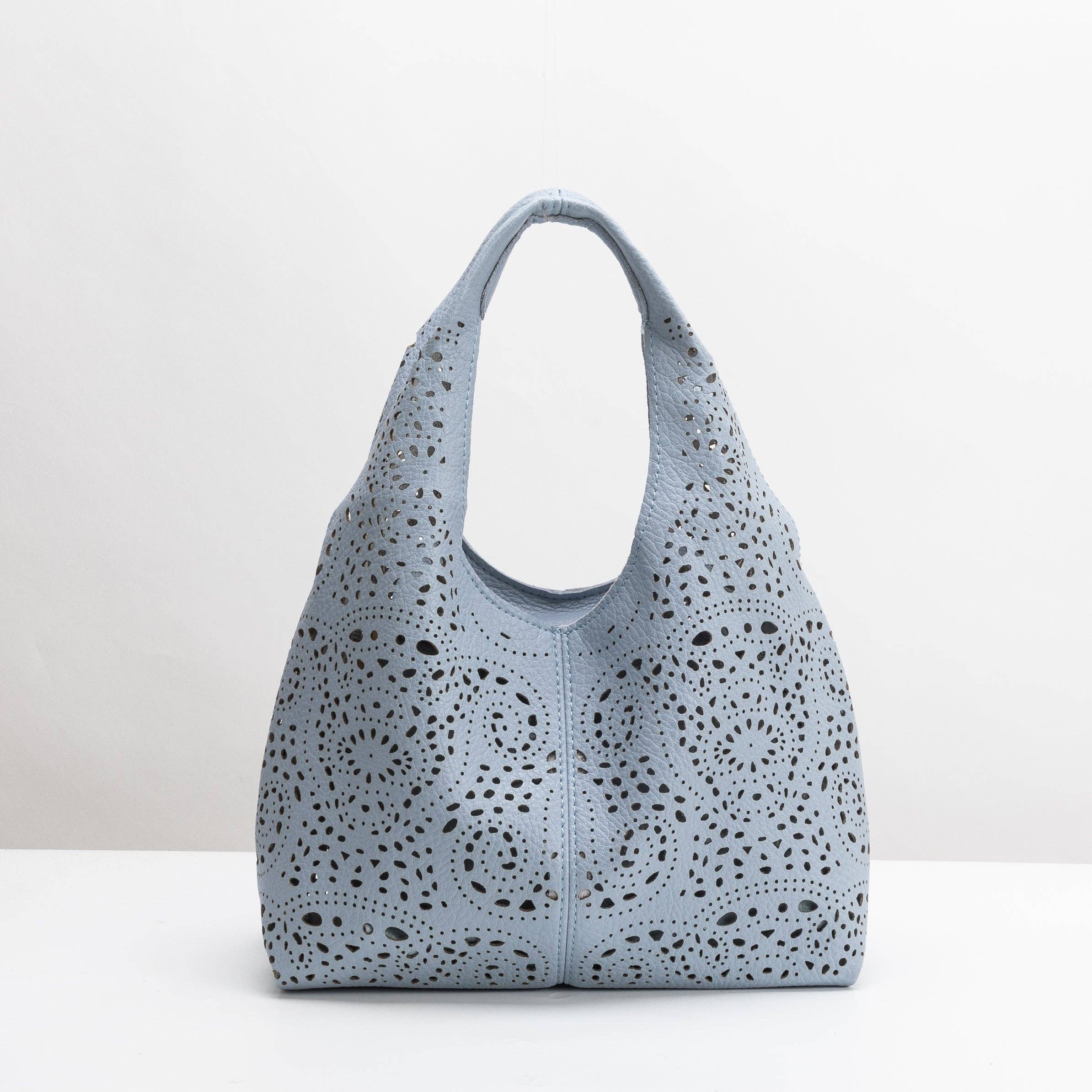 Farrow Sky Small Vegan Leather Tote Bag