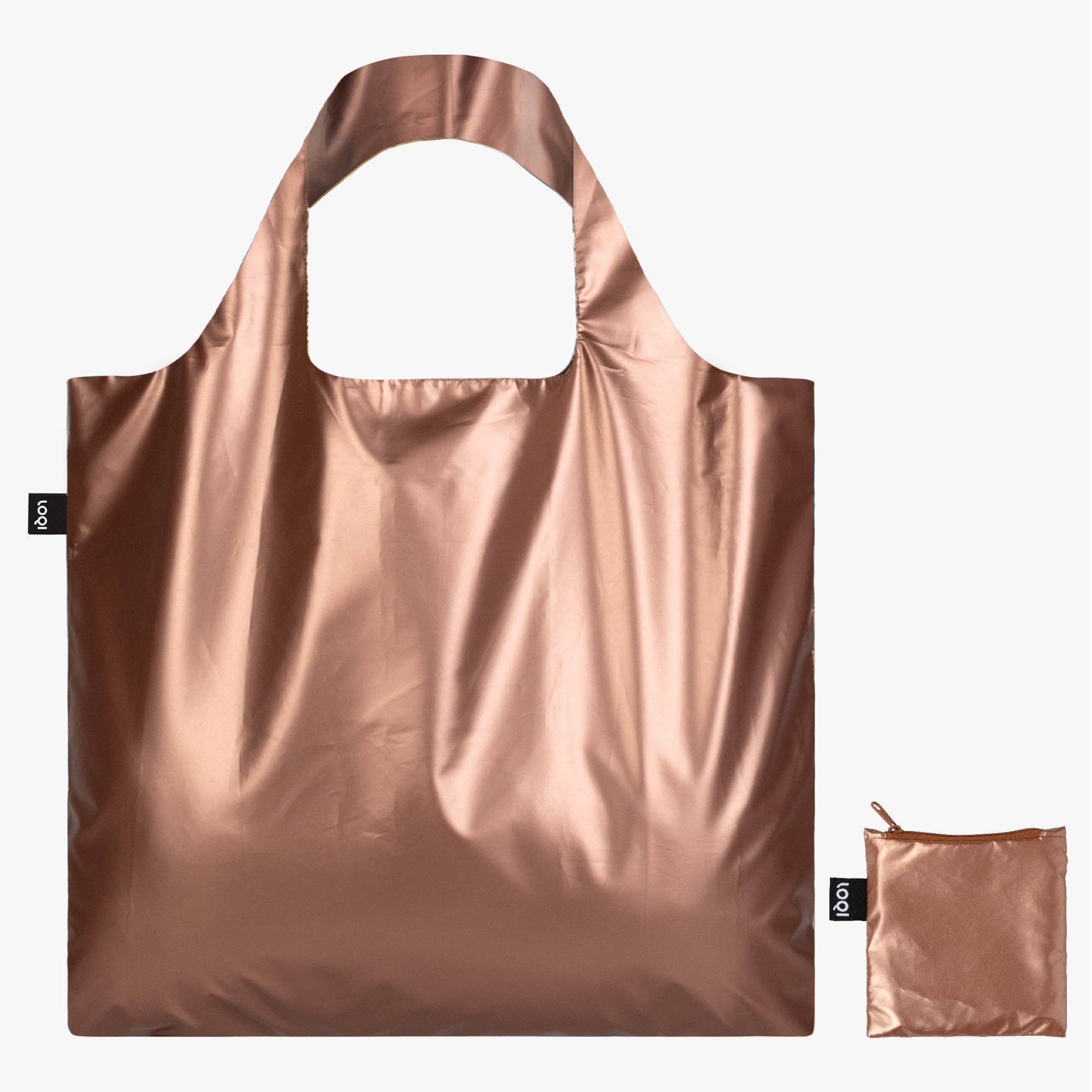METALLIC Matt Rose Gold Bag