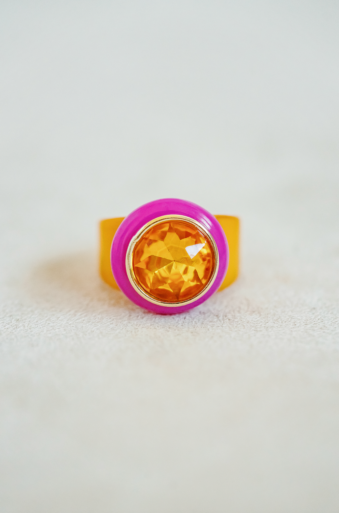 City Girl Ring - Sangria