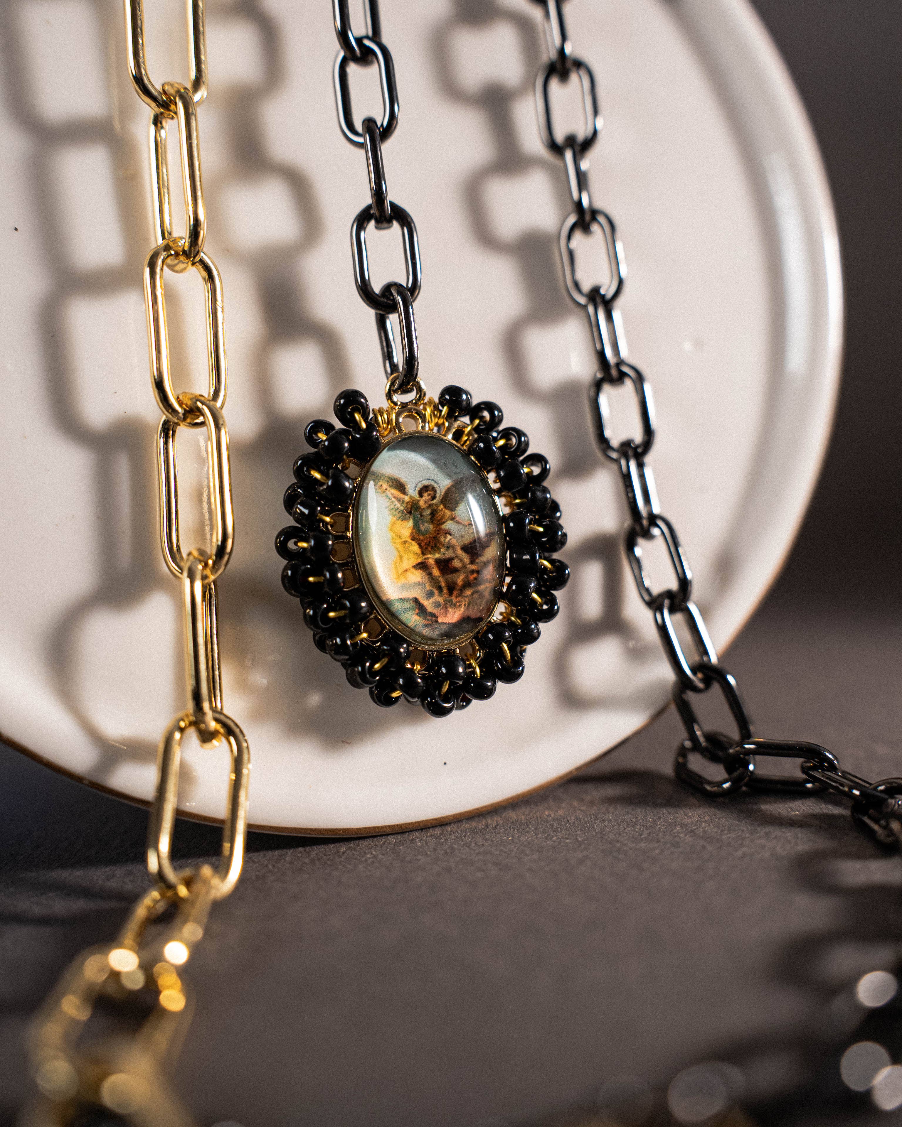 St. Michael the Archangel Necklace – Protection and Strength in Every Detail