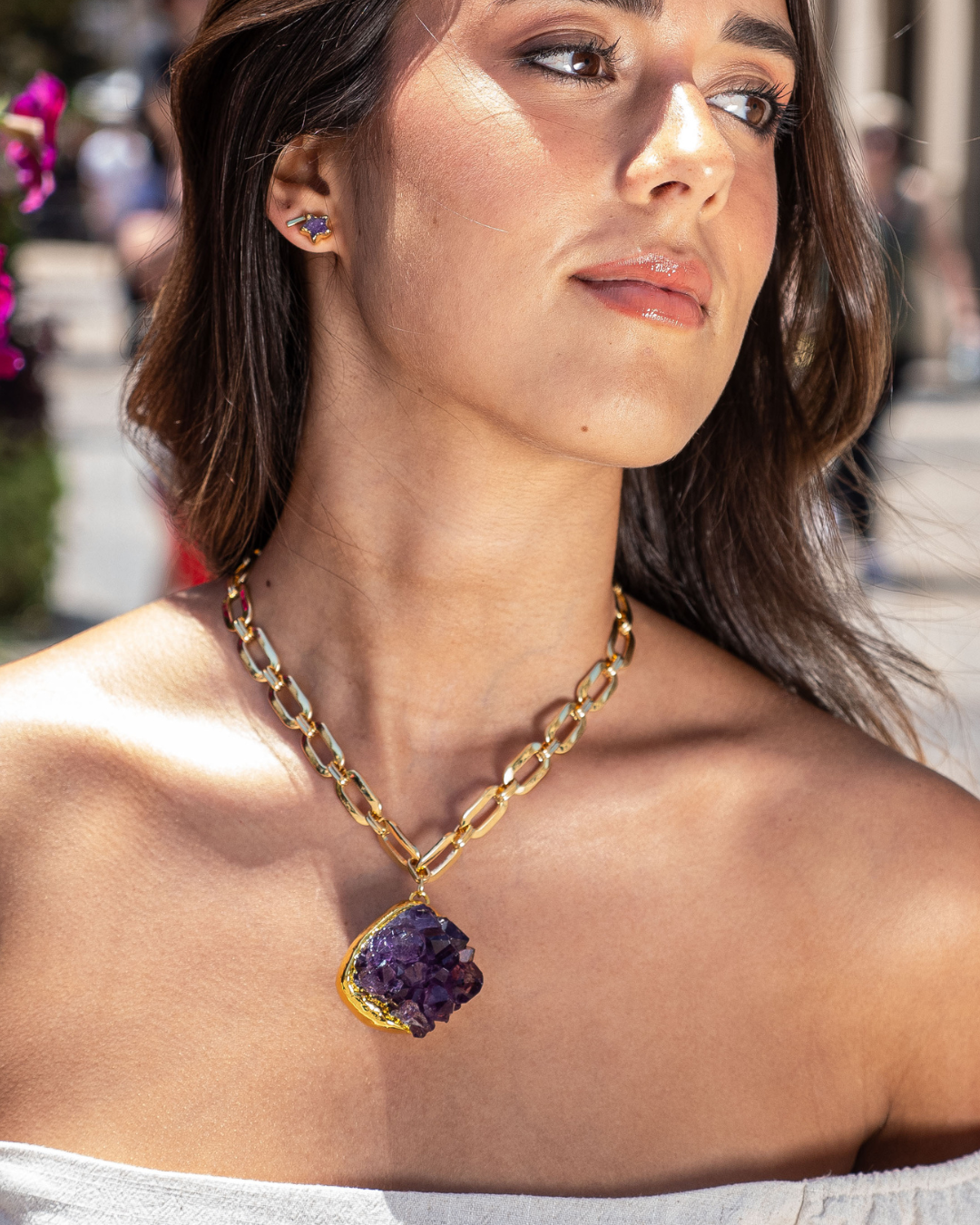 Amethyst Statement Necklace (Limited Edition)