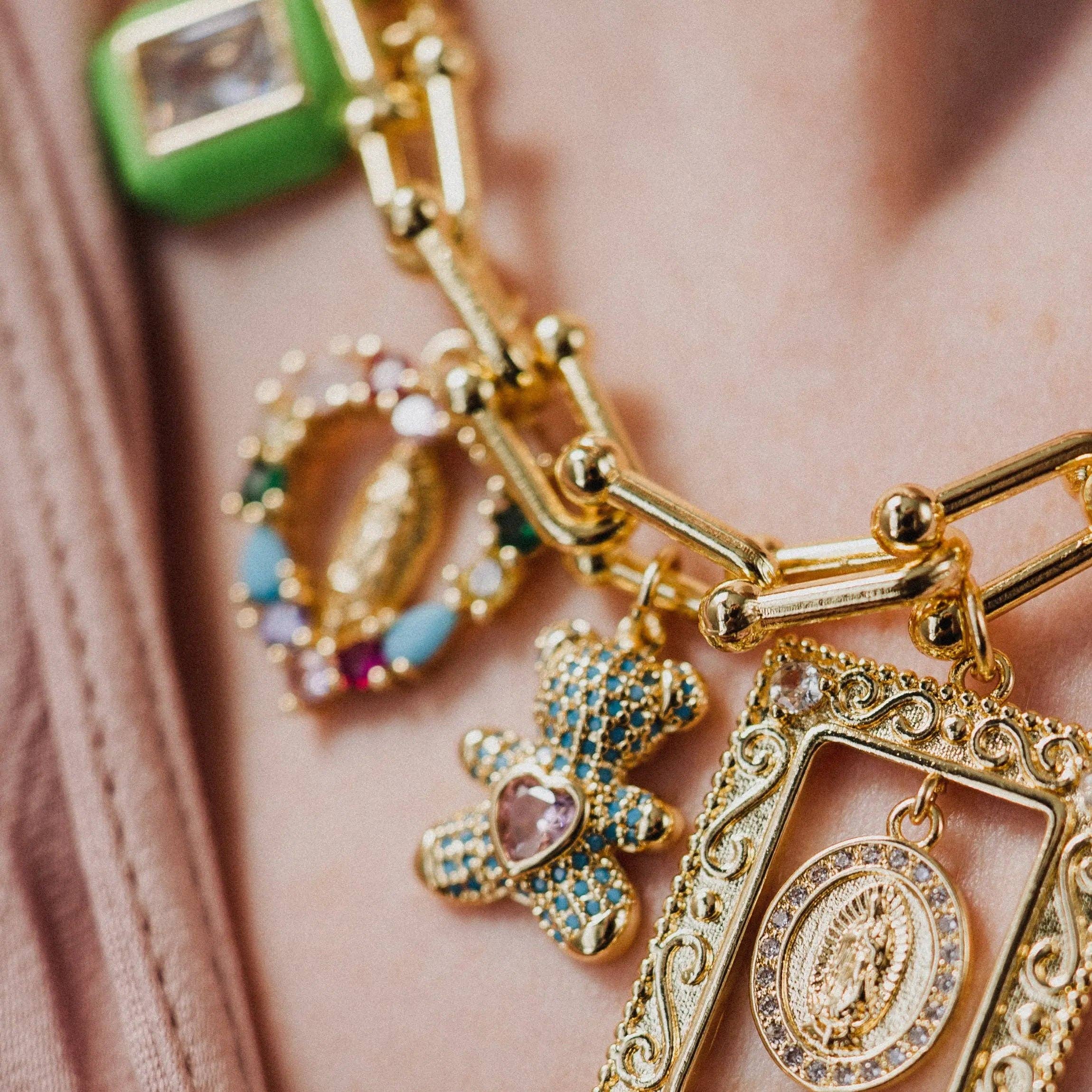 Virgin Mary Necklace, Catholic Jewelry