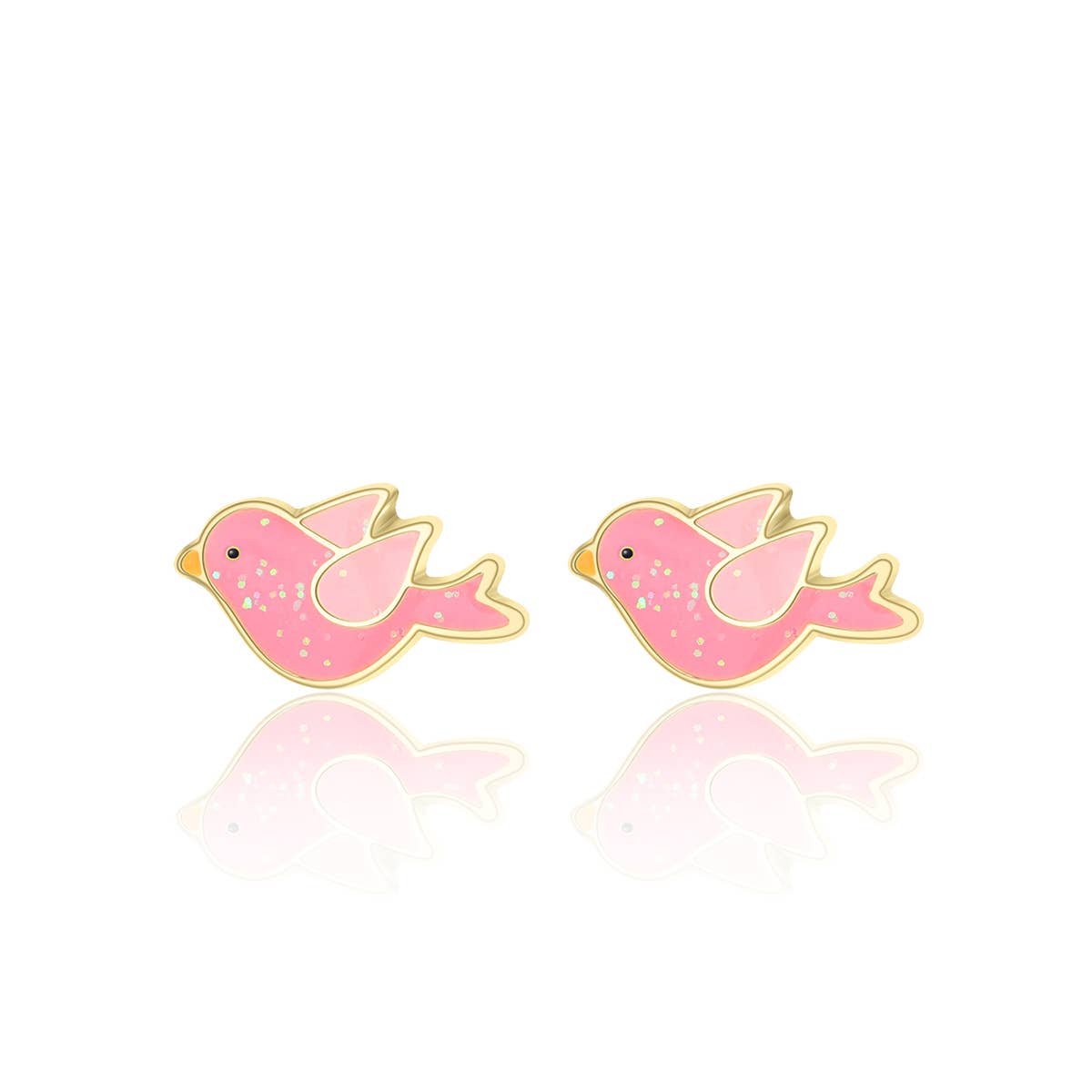 Twinkle Bird Cutie Stud Earrings